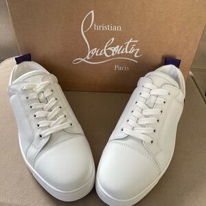 Christian Louboutin Men’s Fun Louis Junior Leather sneakers in size 42